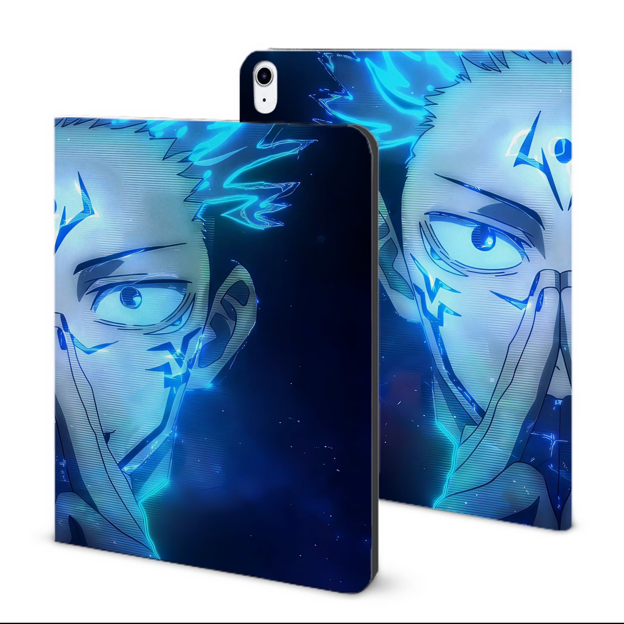 （画像用） 呪術廻戦 Jujutsu Kaisen IPad ケース ブック型 PUレザー TPU 耐衝撃 軽量 薄型 ペン収納なし 全面保護 IPad 各モデル対応